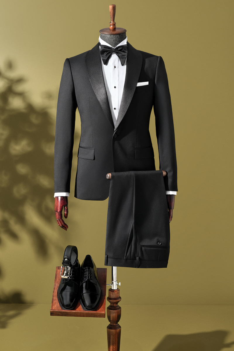 Pavalotti Siyah Slim Fit Smokin - 1