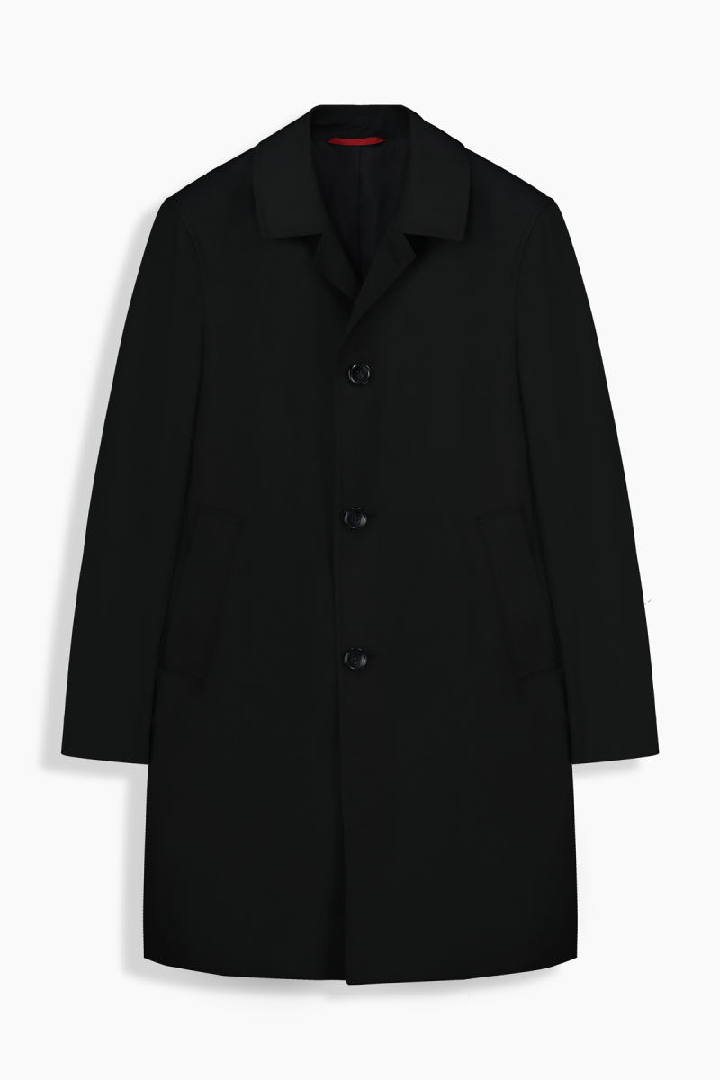 Pelmira Slim Siyah Pardösü - 1