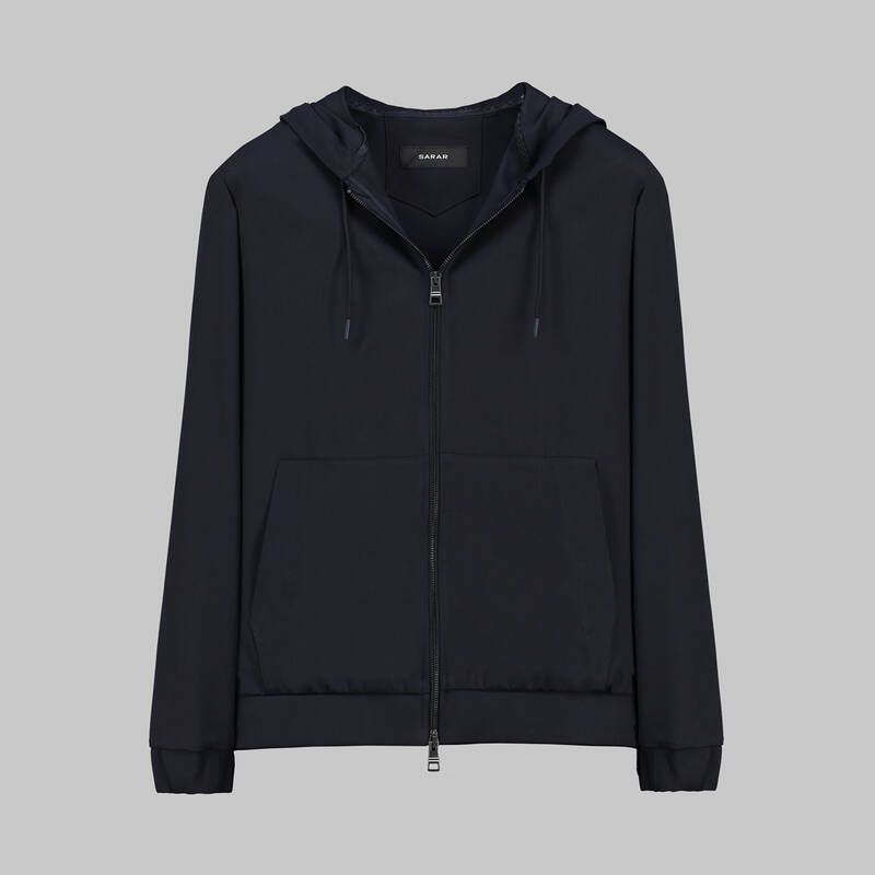 Pergamon Lacivert Kapüşonlu Mont - 1