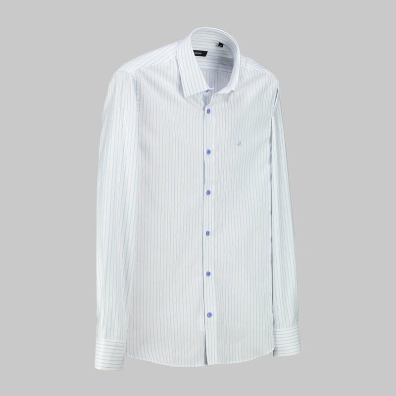 Pisa Fo Slimeo Mavi Gömlek - 1