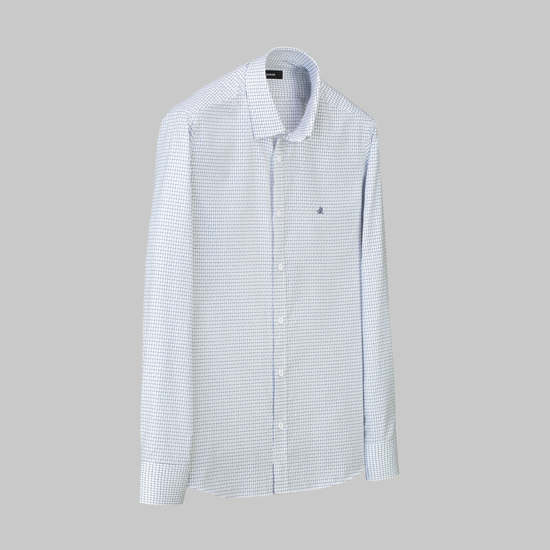 Pisa Kareli Lacivert Gömlek 