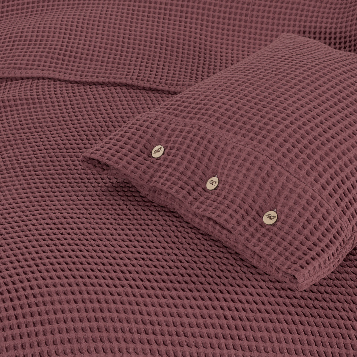 Polendia Yatak Örtüsü Çift Kişilik Bordo - 3