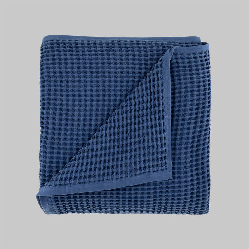 Polendia Yatak Örtüsü Çift Kişilik Mavi - 4