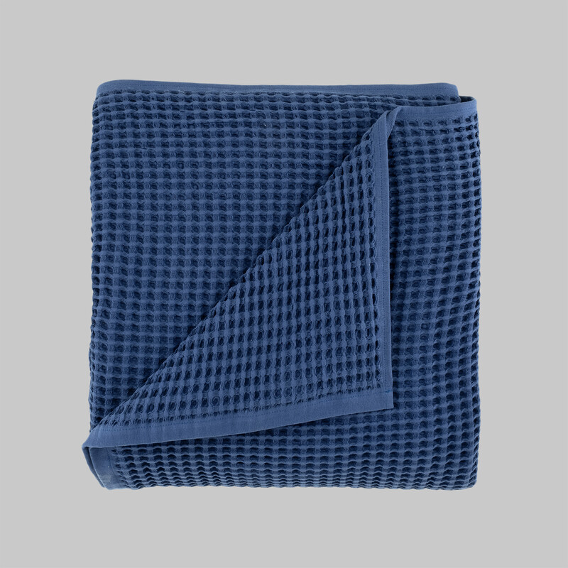 Polendia Yatak Örtüsü Çift Kişilik Mavi - SAREV