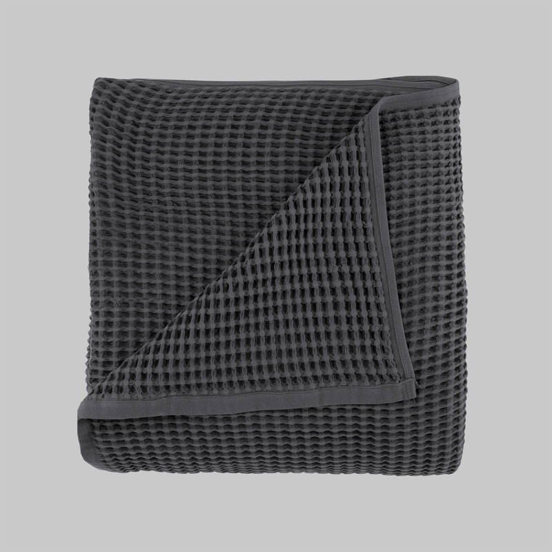 Polendia Yatak Örtüsü Çift Kişilik Gri - 4