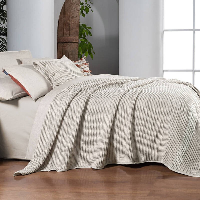 Polendia Yatak Örtüsü Tek Kişilik Bej - 2