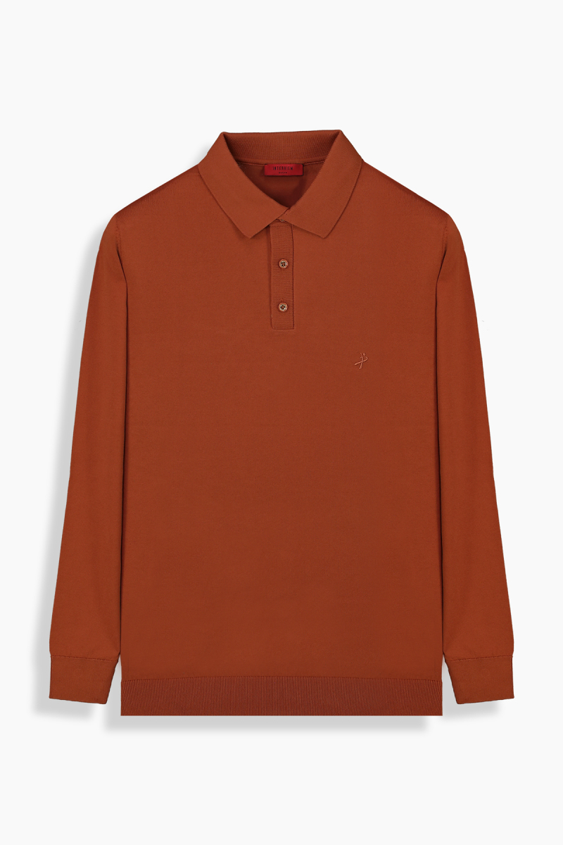 Polo Yaka Kiremit Triko - 1