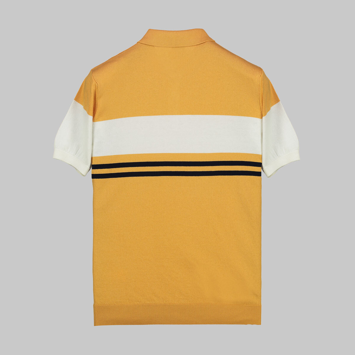 Polo Yaka Pamuklu Camel Tişört - 2