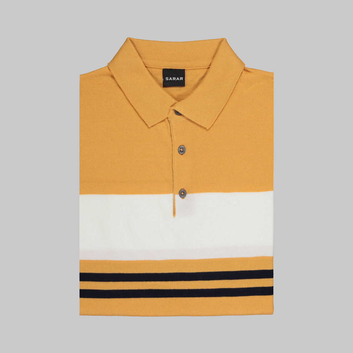 Polo Yaka Pamuklu Camel Tişört - 3