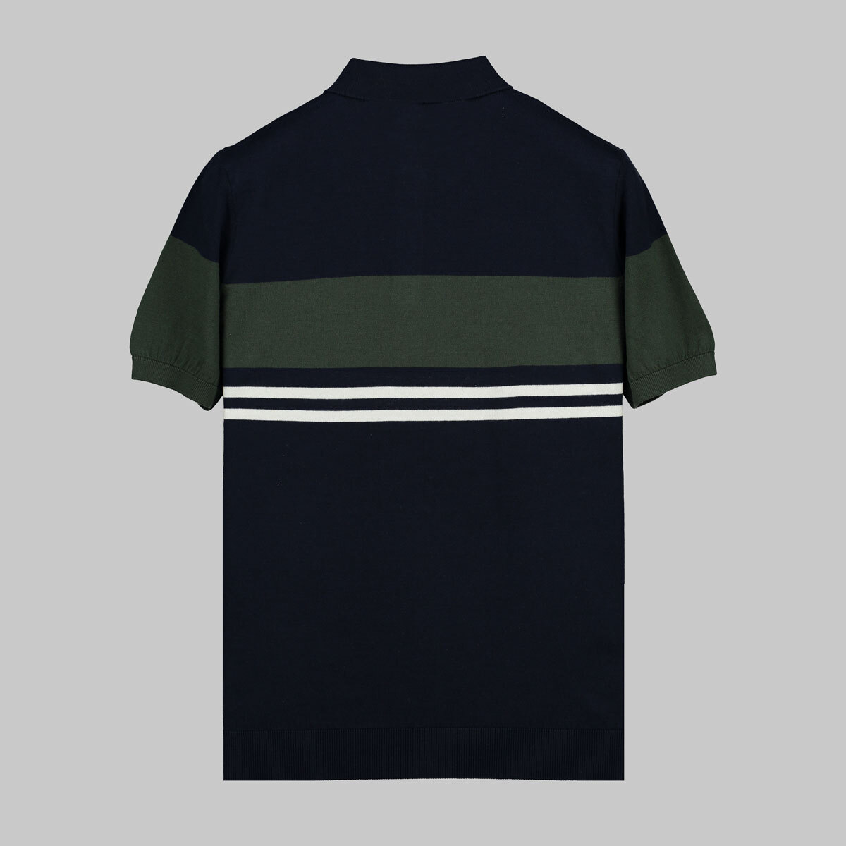 Polo Yaka Pamuklu Lacivert Tişört - 2