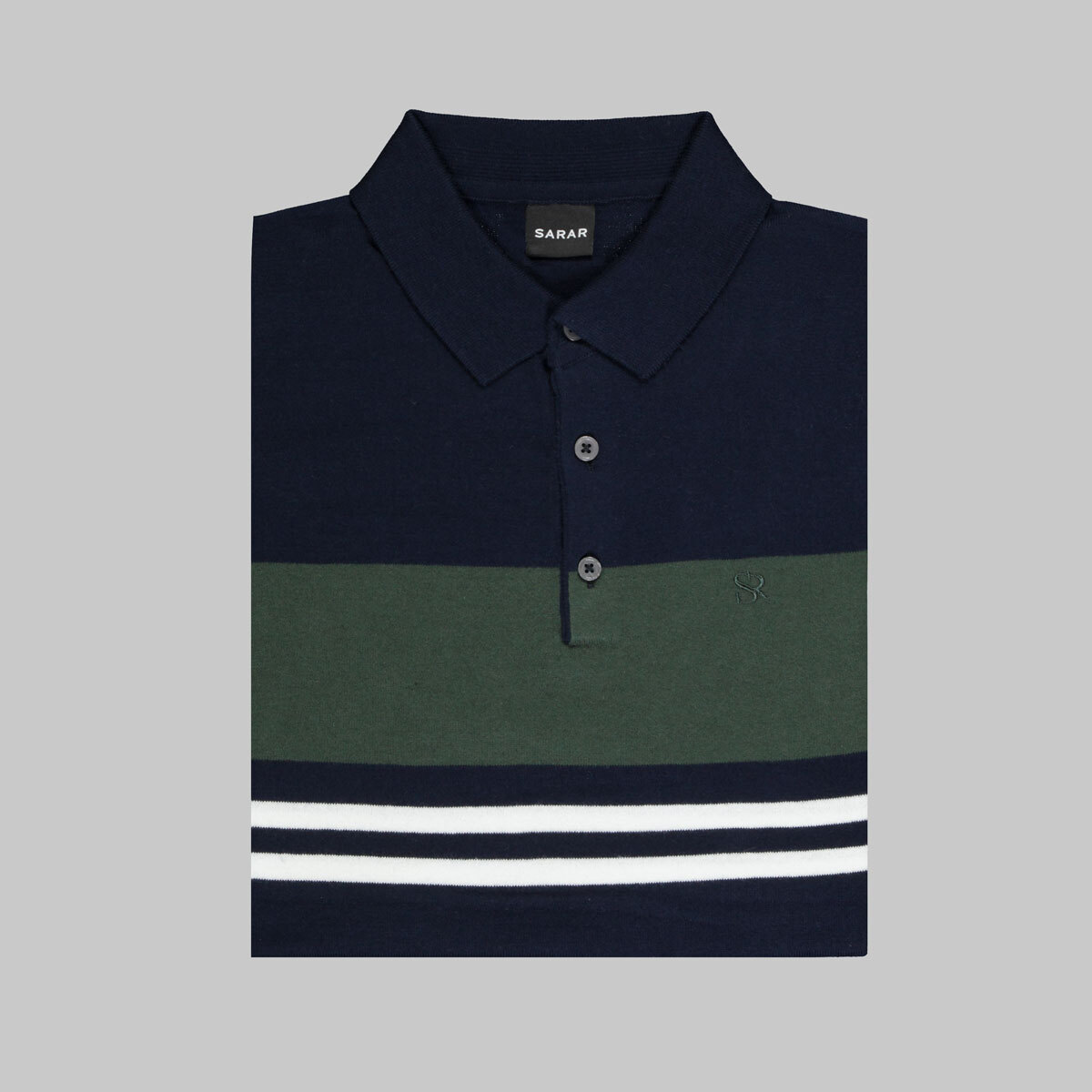 Polo Yaka Pamuklu Lacivert Tişört - 3