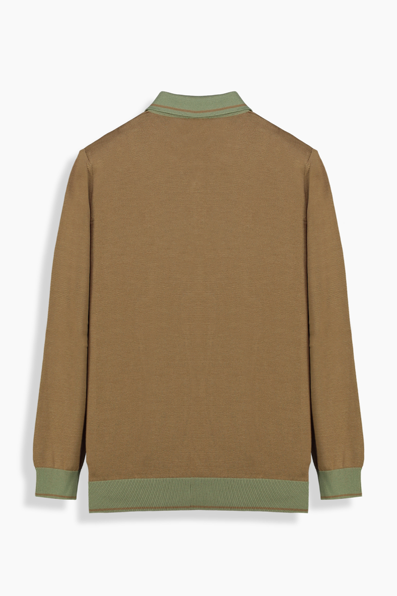 Polo Yaka Uzun Kol Triko - 2