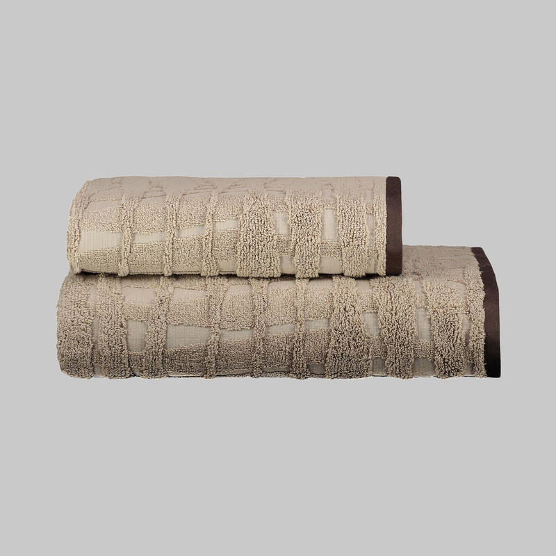 Poseidon 50*90 Havlu Bej - 1