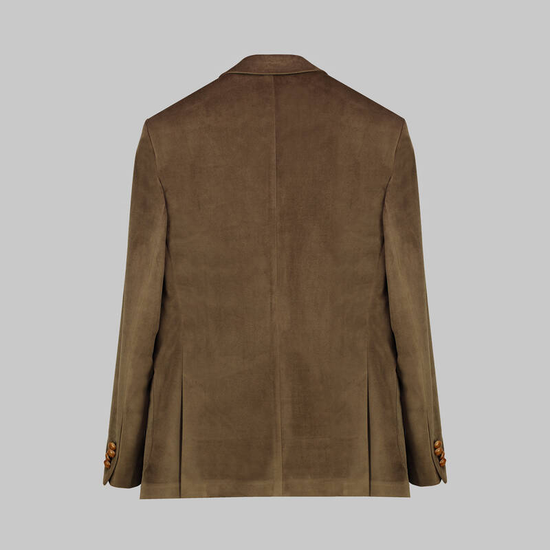 Poseidon Slim Fit Açık Kahverengi Ceket - 3