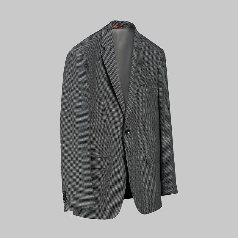 Poseidon Slim Fit Gri Ceket - 3