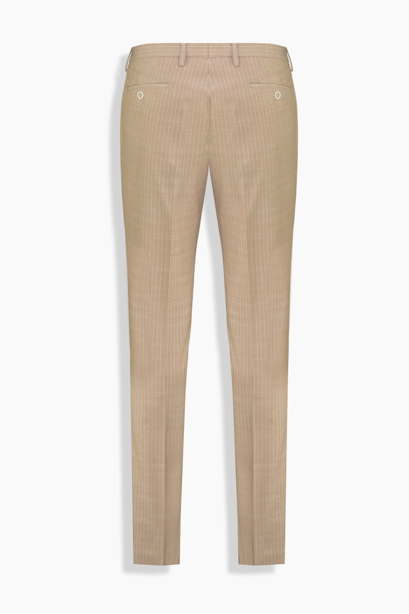 Poseidon Resta Slim Fit Çizgili Takım Elbise - 5