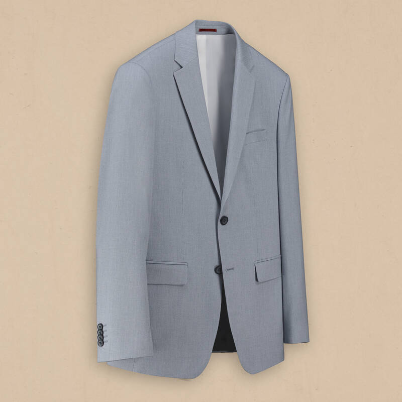 Poseidon Resta Slim Fit Açık Mavi Takım Elbise - 3