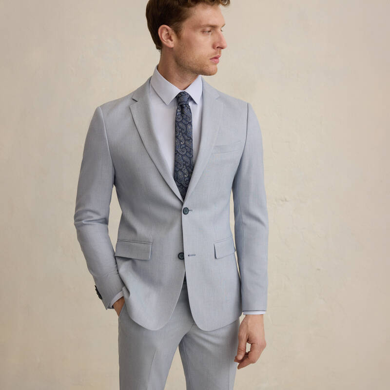 Poseidon Resta Slim Fit Açık Mavi Takım Elbise - 1