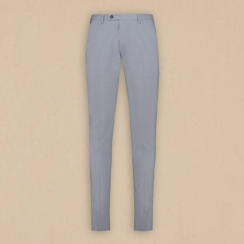 Poseidon Resta Slim Fit Açık Mavi Takım Elbise - 5