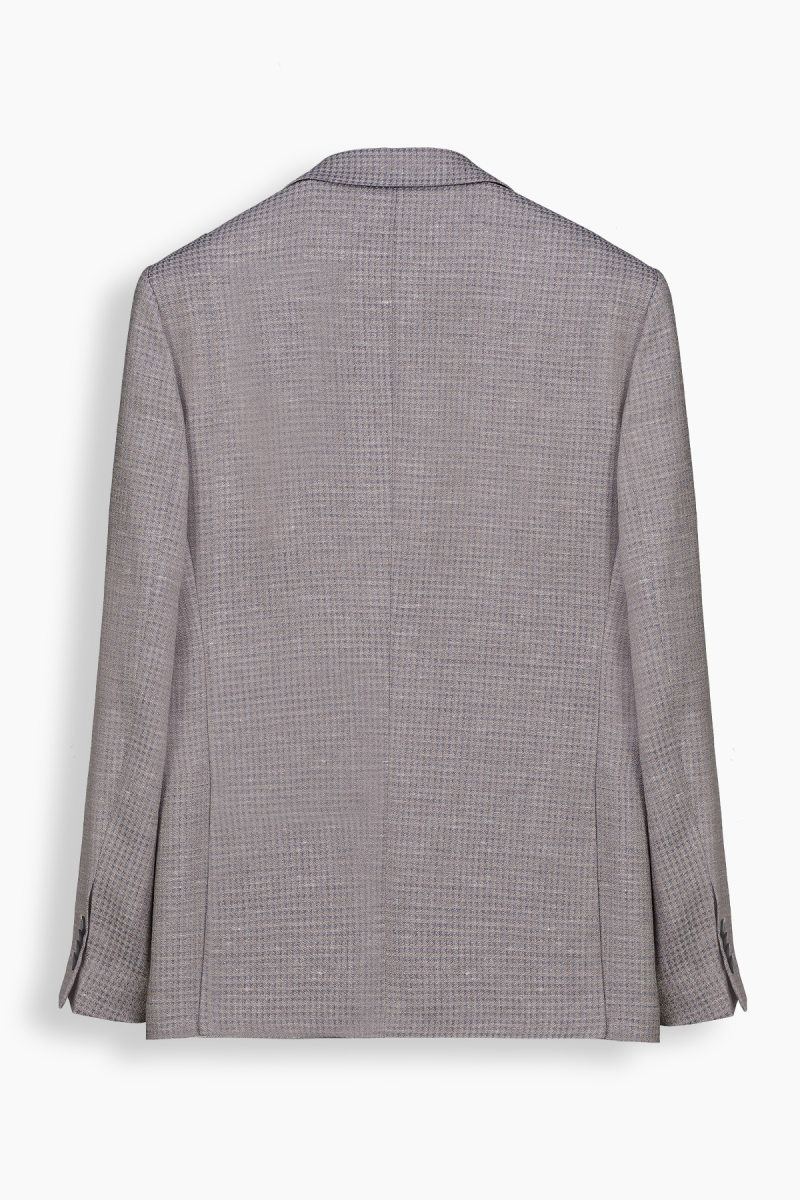 Poseidon Slim Fit Koyu Bej Ceket - 2