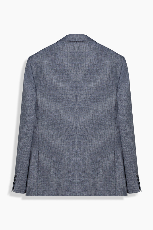 Poseidon Slim Fit Koyu Mavi Takım Elbise - INTERVIEW