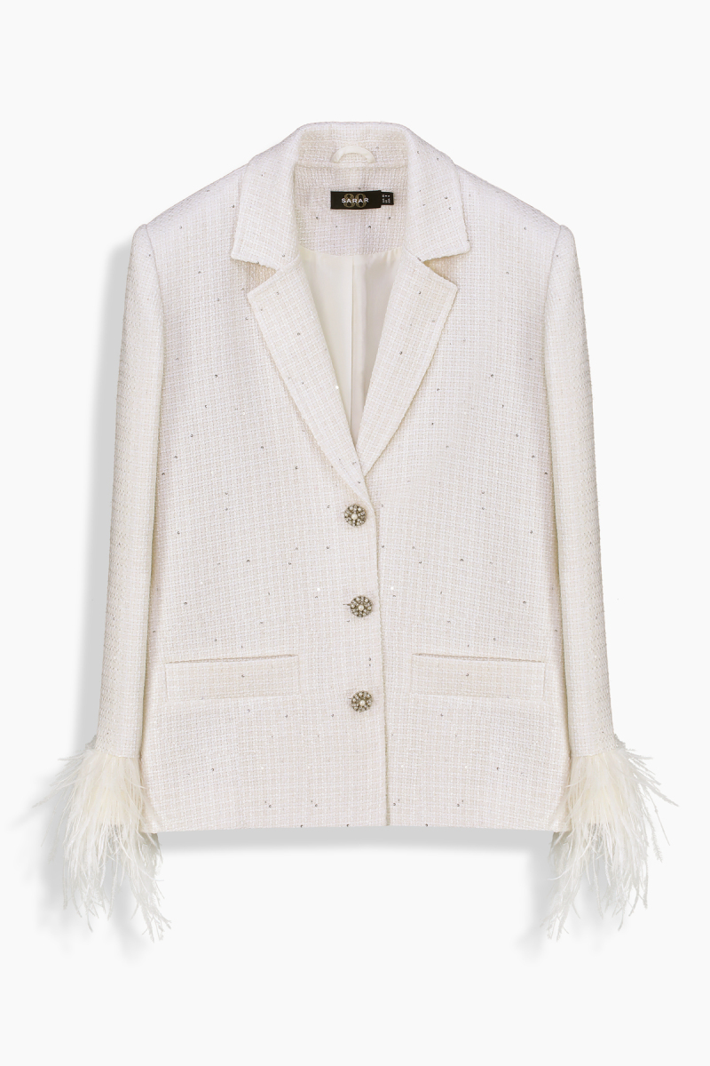 Prale Ekru Ceket - 1