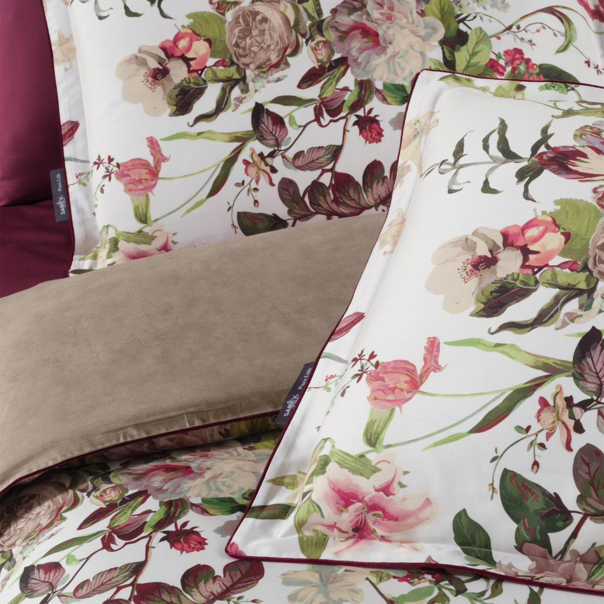 Bella Rose Pamuk Saten Nevresim Takımı King Size - 5