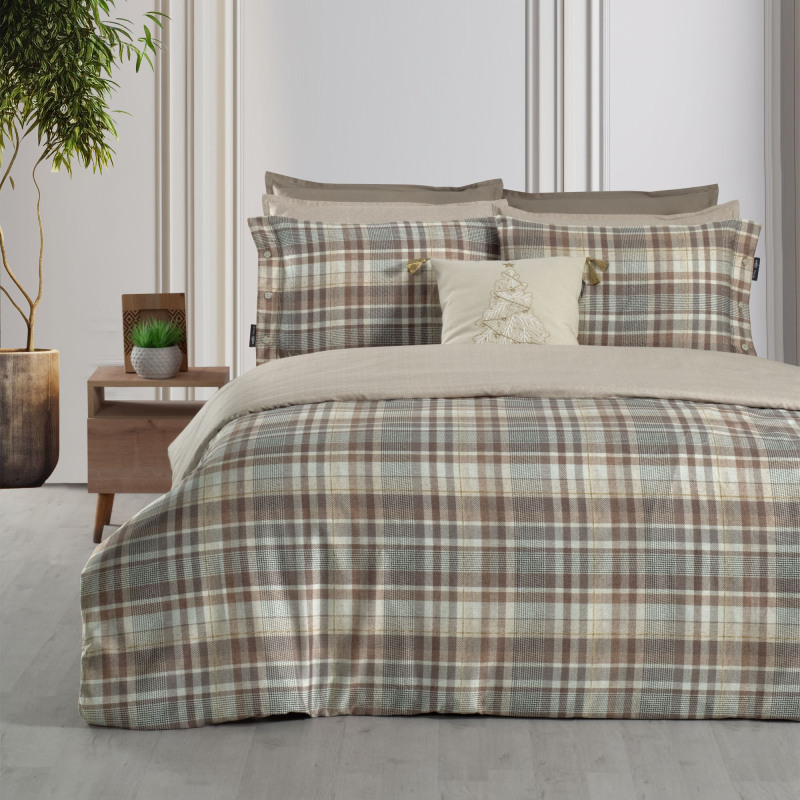 Winston Pamuk Saten Nevresim Takımı Çift Kişilik - SAREV