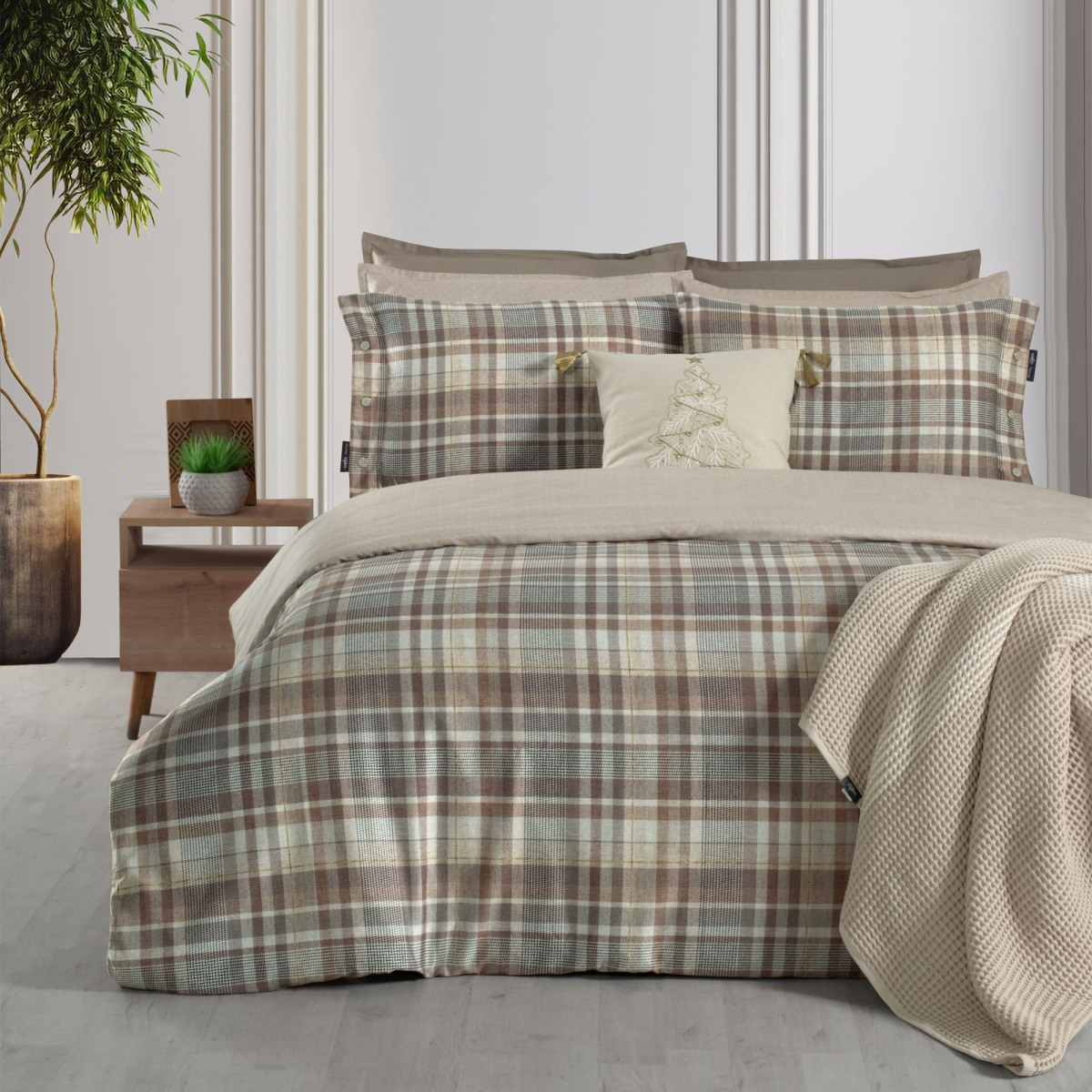 Winston Pamuk Saten Nevresim Takımı Çift Kişilik - 1