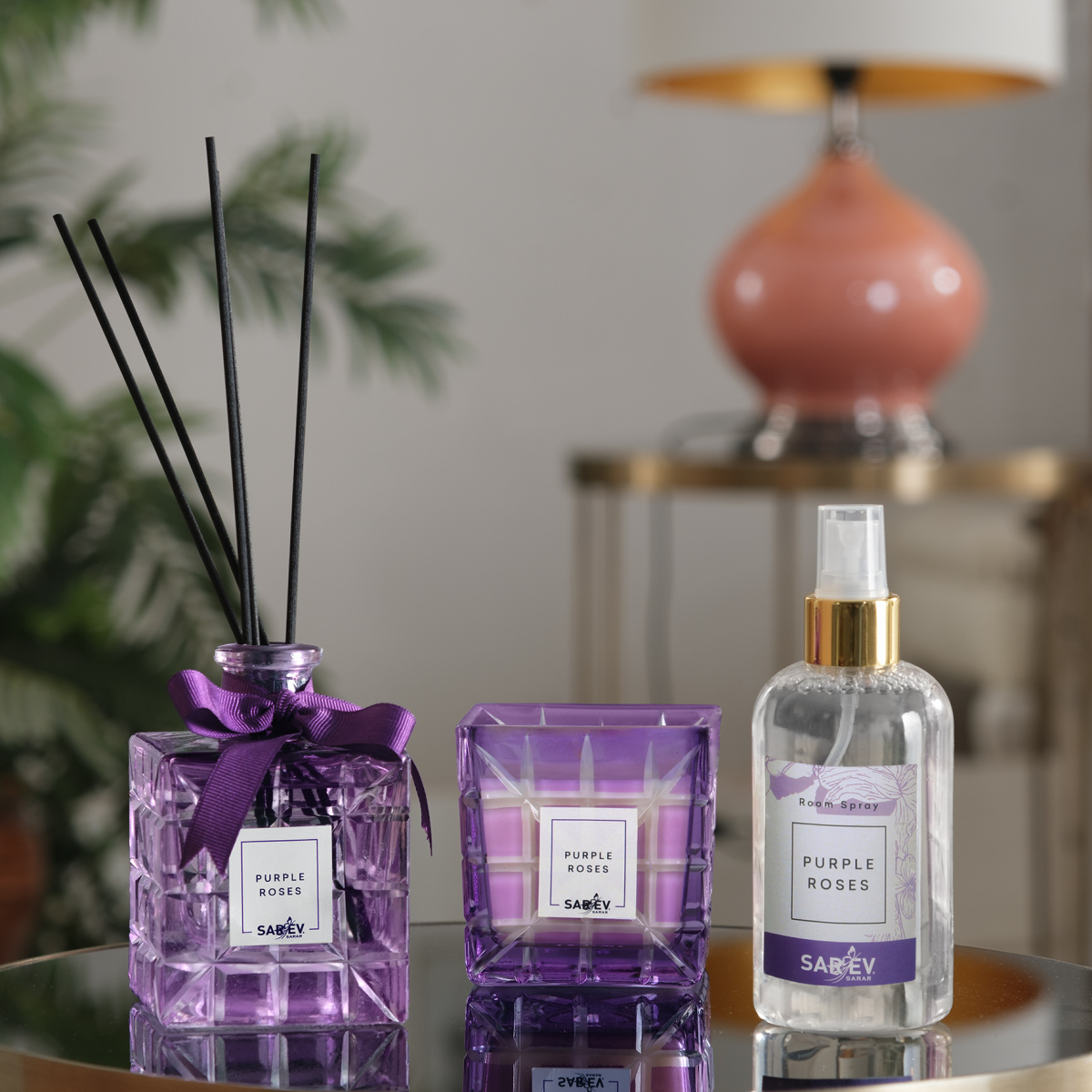 Purple Roses Reed Diffuser Çubuklu Oda Kokusu - 2