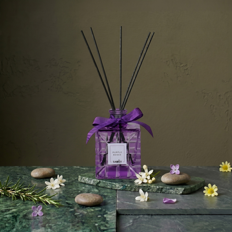 Purple Roses Reed Diffuser Çubuklu Oda Kokusu - SAREV