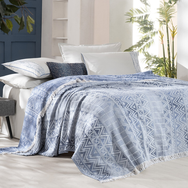 Raina Pike Takımı Tek Kişilik Mavi - SAREV