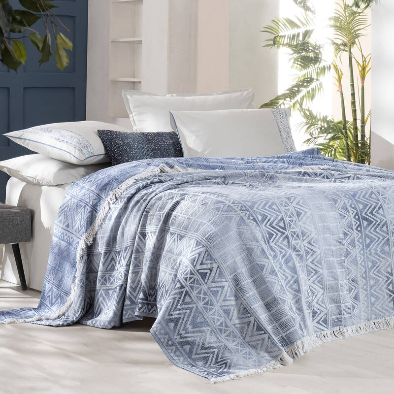 Raina Pike Takımı Çift Kişilik Mavi - 1