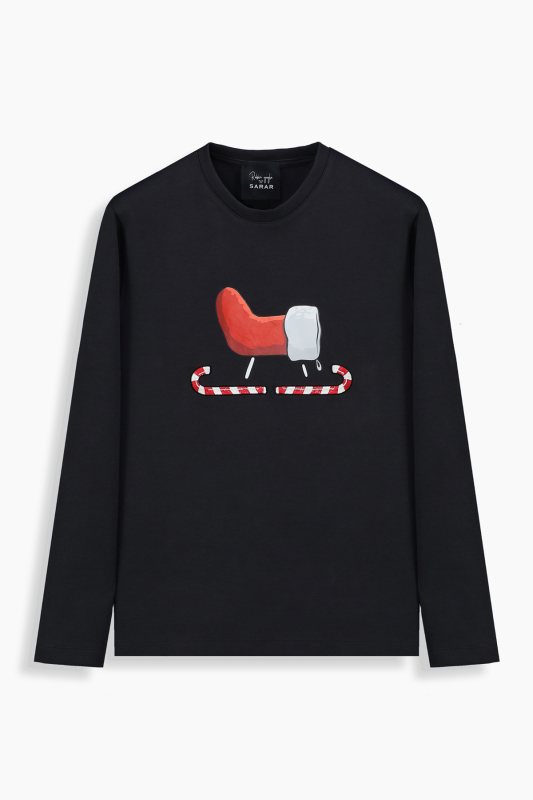 Rala Kızak Regular Fit Koyu Gri Sweatshirt - SARAR