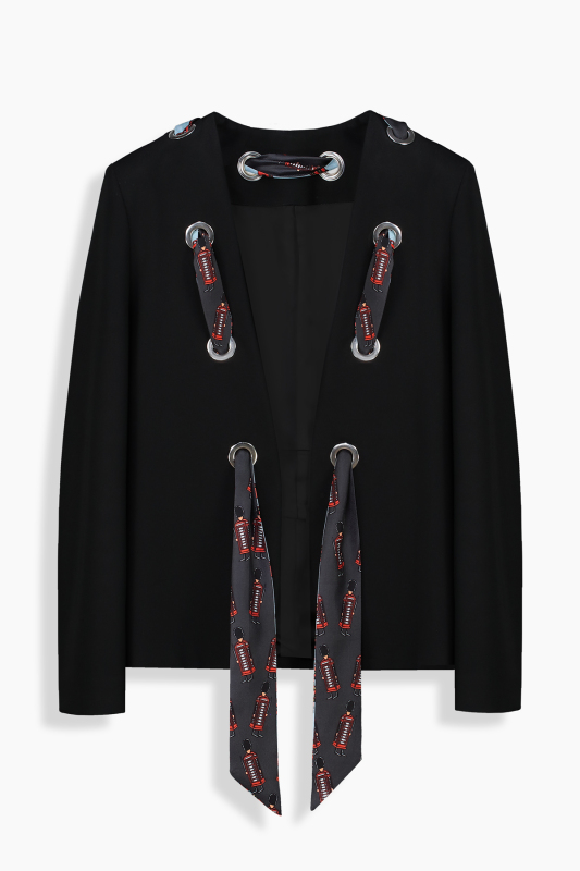 Rambla Tasarım Siyah Ceket - SARAR WOMAN