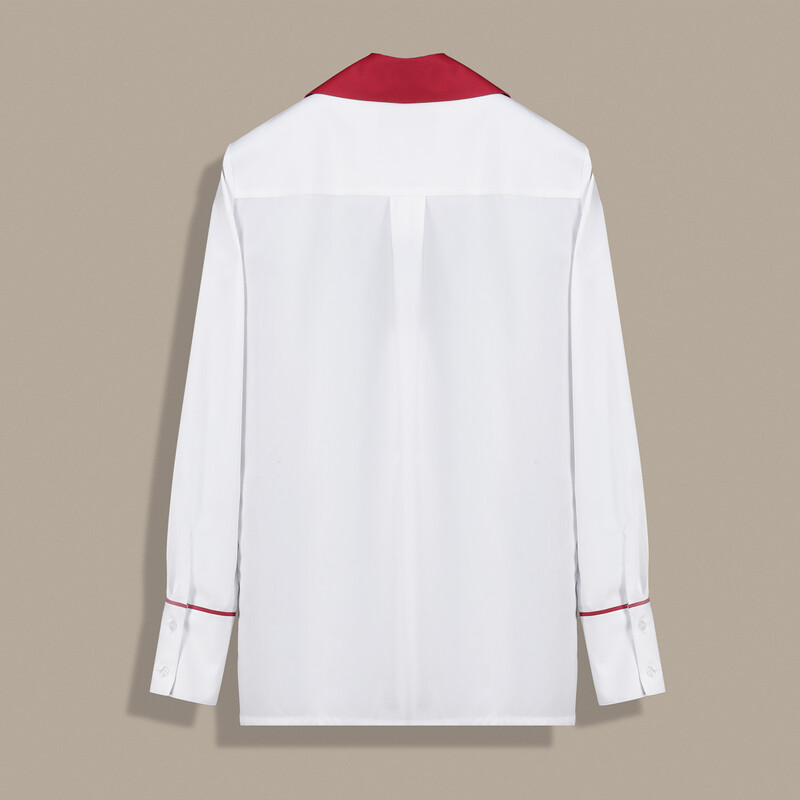 Redosa Uzun Kol Beyaz Gömlek - SARAR WOMAN