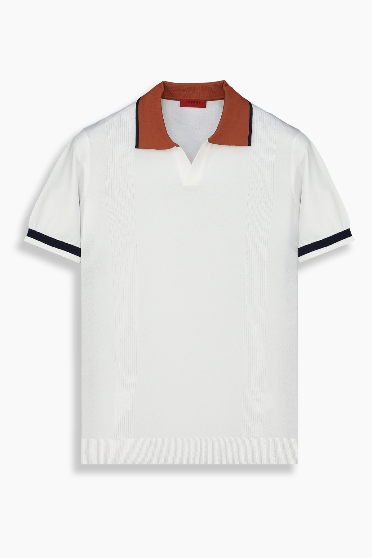 Regular Fit Ekru Açık Polo Yaka Tişört
