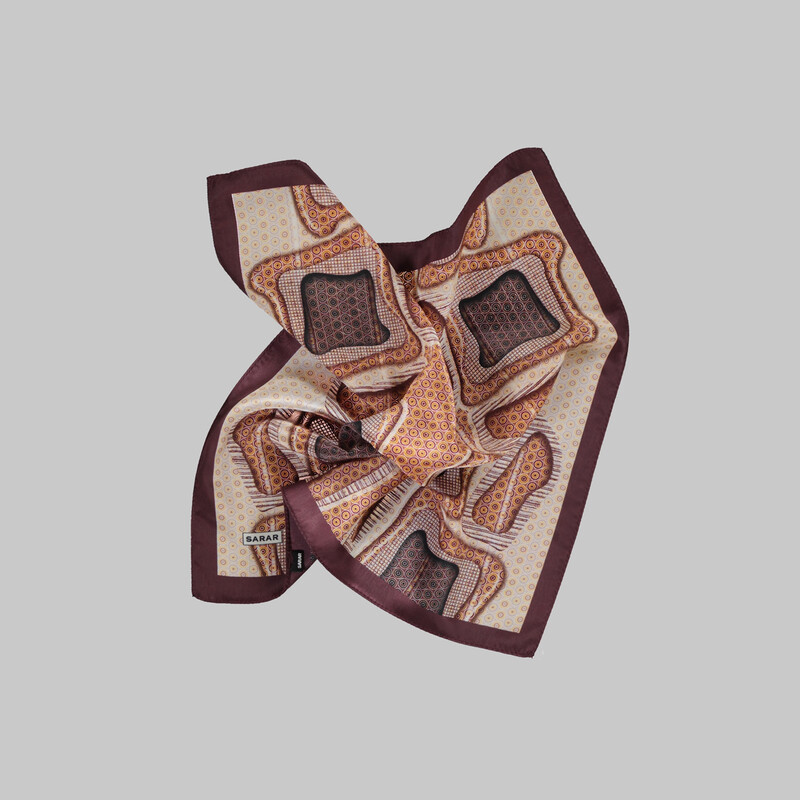 Renkli Desen Mendil M102 - SARAR