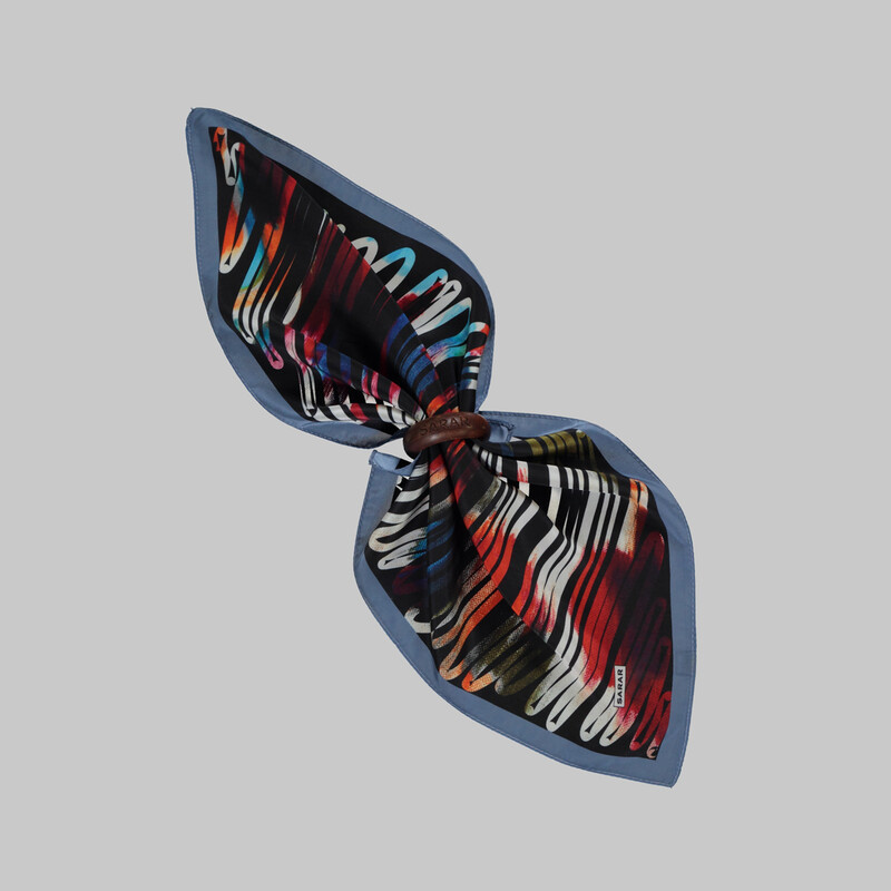 Renkli Desenli Mendil M104 - SARAR