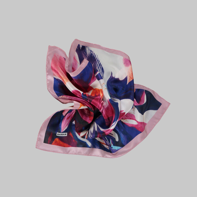 Renkli Desenli Mendil M75 - SARAR