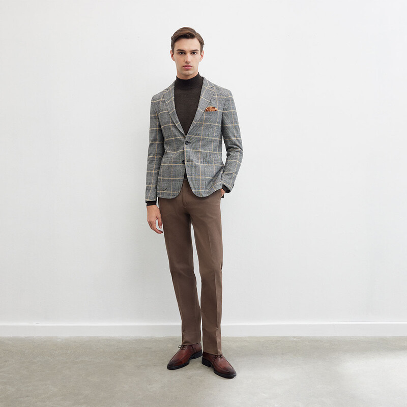 Resta Açık Kahverengi Kumaş Pantolon 