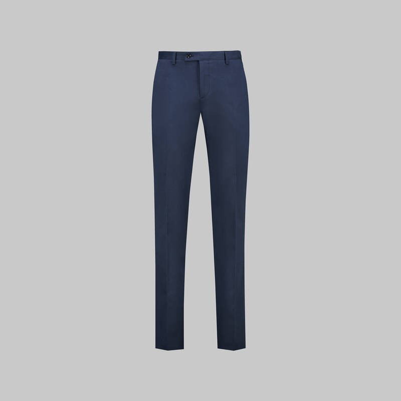 Resta Açık Lacivert Pamuklu Pantolon - 1