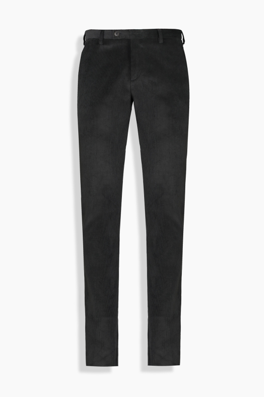 Resta İnce Fitilli Slim Fit Antrasit Pantolon 