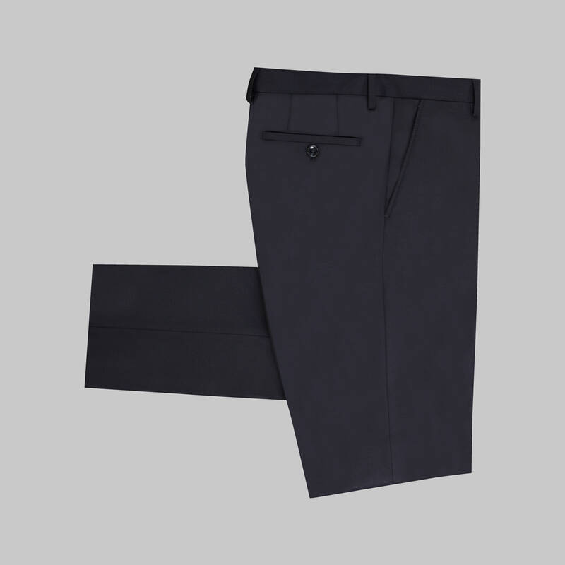 Koyu Lacivert Resta Pantolon - 3