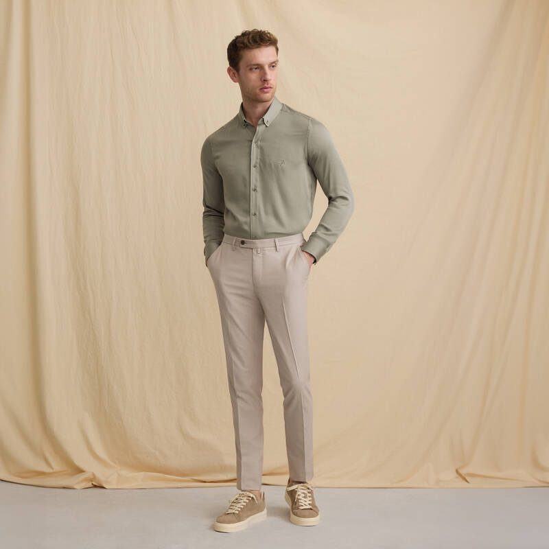 Resta Koyu Bej Erkek Pantolon - 1