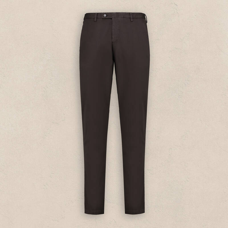 Resta Koyu Kahverengi Pantolon - 1