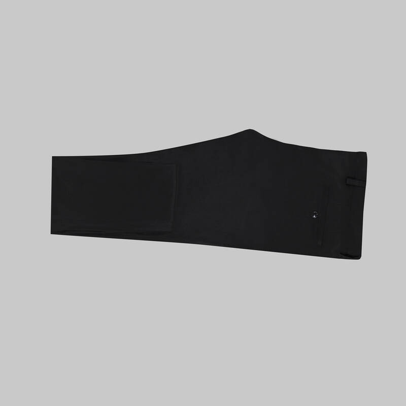 Resta Siyah Kumaş Pantolon - 3