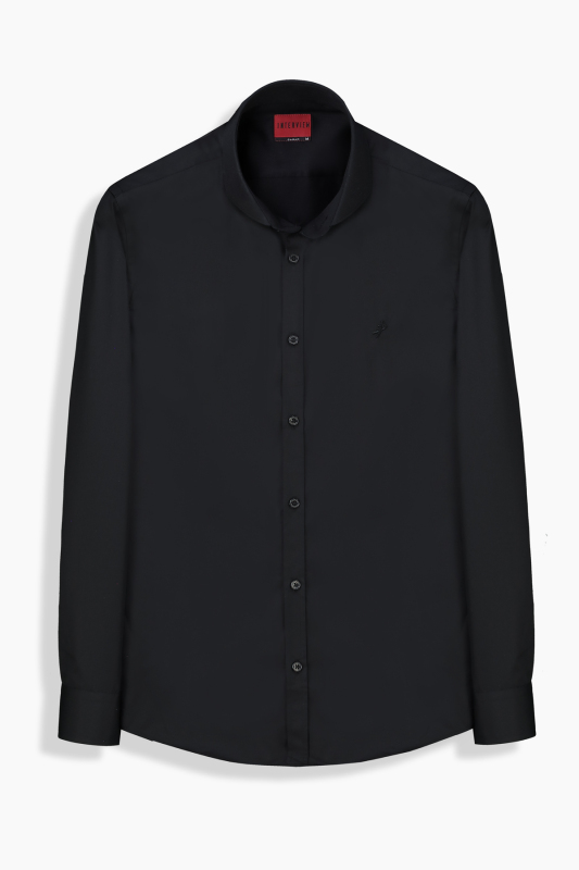 Retti Uzun Kol Soho Siyah Gömlek - INTERVIEW