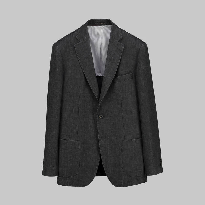 Rexford Regular Fit Klasik Koyu Gri Ceket - 1