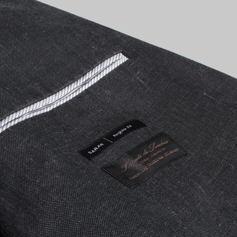 Rexford Regular Fit Klasik Koyu Gri Ceket - SARAR